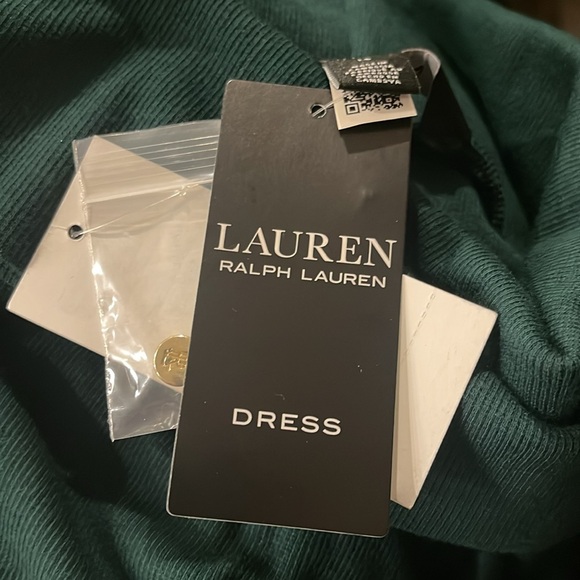 Lauren Ralph Lauren Cotton-Blend Turtleneck Dress - Picture 8 of 9